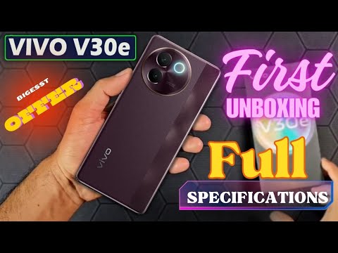 Vivo v30e 5g unboxing 🔥full SPECIFICATIONS 🔥biggest discount price 2024 💶🔥#Logicmobile