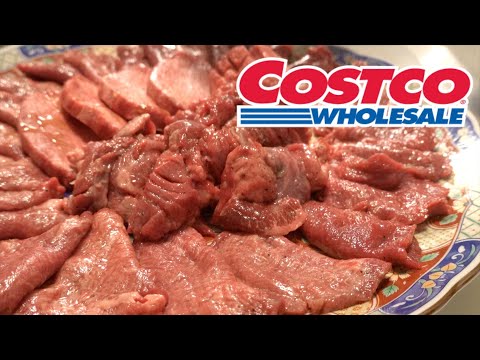 Yakiniku chef  teaches you how to prepare  the beef tongue from Costco!