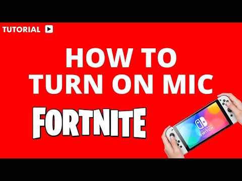 How to Turn On Mic on Nintendo Switch Fortnite