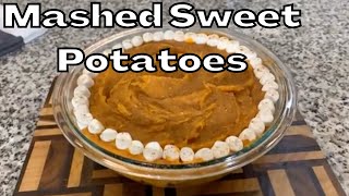 How to make Delicious Mashed Sweet Potatoes