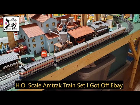 H.O. Scale Amtrak Set I Got Off Ebay