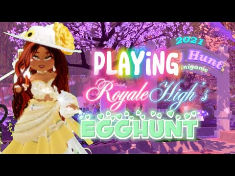 playing royale high’s easter egg hunt because i can