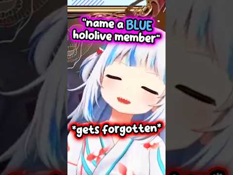 Gura Gets Forgotten by the Other Holo EN Members.. #hololiveenglish #hololive #vtuber