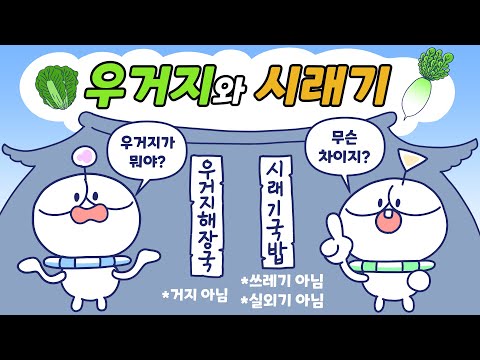 우거지와 시래기, 어떤 차이가 있을까?