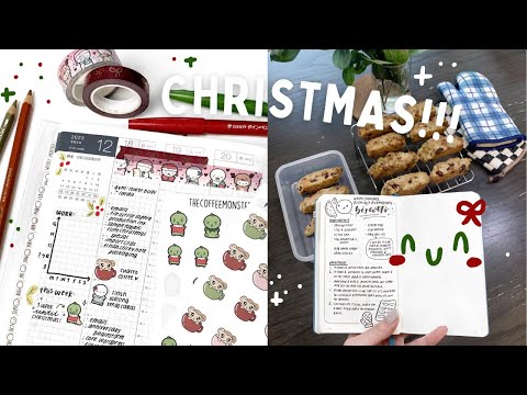 🎄Christmas Journaling Vlog: Packing Orders, Baking, Ink Swatches & More! | Hobonichi Cousin