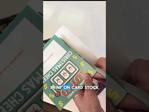 LAST MINUTE DIY Christmas Gift Idea | Easy Christmas Stocking Stuffer LOTTO Ticket Idea | Gift Ideas