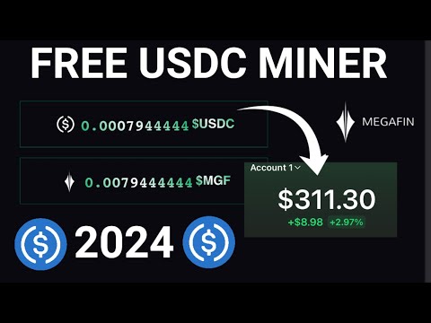 Free USDC MINER 2024 - Earn Unlimited USDC and $MGF Tokens To Your Wallet