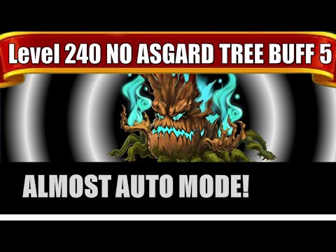 Level 240 NO Asgard Tree of Wisdom Buff 5 Root of Evil | Heidi Event Boss #herowars #herowarsweb