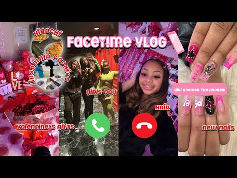 POV: WERE ON FACETIME VLOG ✰ | Valentine’s, girls day, hair, nails, party || Ra’Mariah Alexia