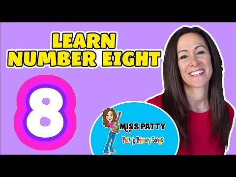 Learn Number Song for Children | Number 8  | English Numbers Patty Shukla | Preschool Learning