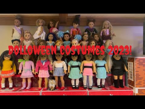 What my dolls are wearing for Halloween 2023!🎃👻💀