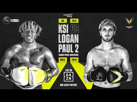 KSI vs. Logan Paul 2 Launch Press Conference