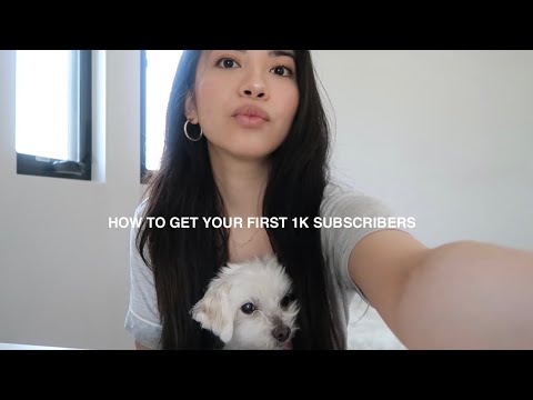 how to get your first 1000 subscribers on youtube