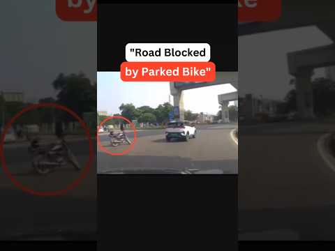 "Bike Parked in the Middle of the Road? Be Proof-Ready with Woodman Dash Cam! Buy Now!"