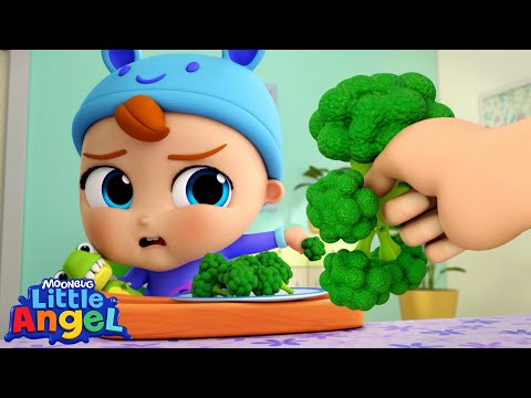 Broccoli for Baby John 🥦 | Little Angel And Friends Kid Songs