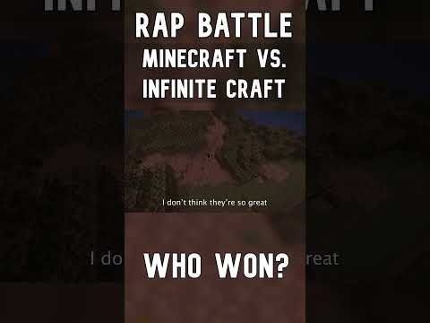 MINECRAFT RAP BATTLE #shorts #minecraft #infinitecraft #rapbattle