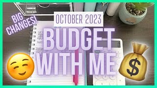 OCTOBER 2023 BUDGET WITH ME | BUDGET BY PAYCHECK | ZERO BASED BUDGET | #budgetwithme