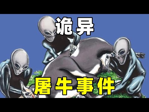 美国频发的诡异屠牛事件，真和不明飞行物有关吗，一起看看