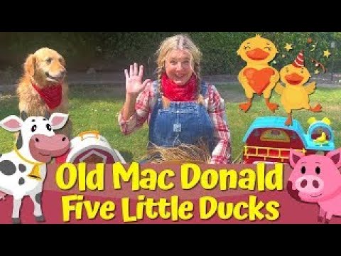 Old MacDonald Song | Five Little Ducks | Kindergarten Nursery Rhymes & Kids Songs