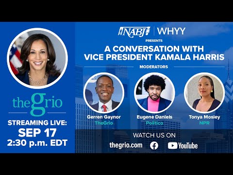 TheGrio to co-moderate NABJ-WHYY interview with Vice President Kamala Harris