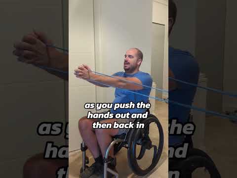 Wheelchair Core exercise #fitness #disability #gymworkout #spinalcordinjury