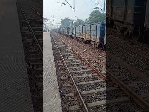 Satisfying Train Videos - Incredible Long Indian Goods Train | Rail Vikas Nigam | IRFC #train #irctc