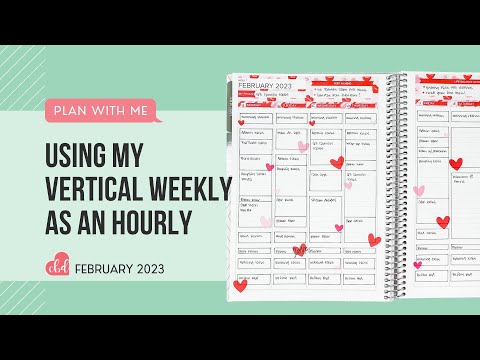 Hybrid Hourly Timeline Planning in my Amplify Planner