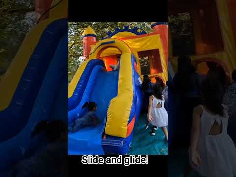 Slide and glide #kids #sliding