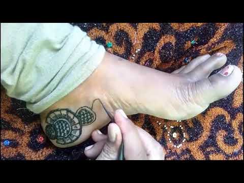 Easy Bridal Arabic Feet Mehndi Design || Dulhan Foot Mehndi Designs || Mehndi for Beginners