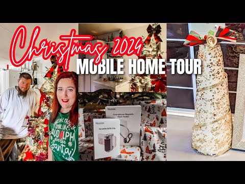 NEW 2024 CHRISTMAS MOBILE HOME TOUR DIYS AND GIFT IDEAS KIMI COPE