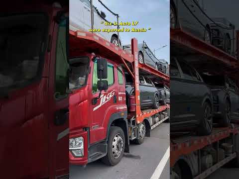 Six Li Auto L7 were exported to Russia #liauto #lixiangl7 #lixiang #carsforsale #shortsvideo