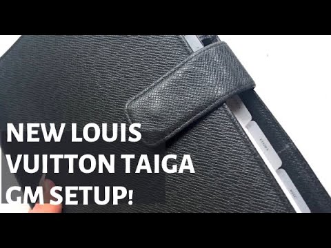 LOUIS VUITTON TAIGA GM PLANNER SETUP - MINIMAL & FUNCTIONAL 2020 PLANNER SETUP! SYSTEMATIC MADDIE