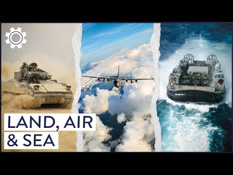 The American Machines That Dominate Land, Air & Sea