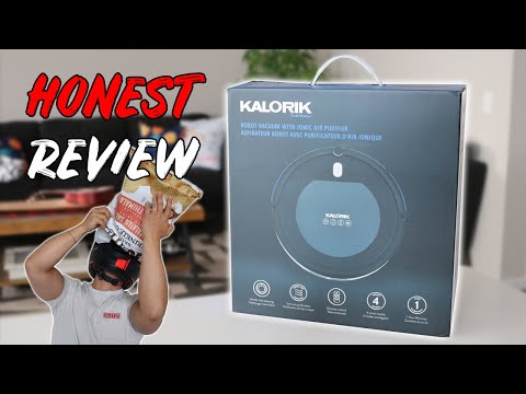 HONEST Review & Demo of a $100 Robot Vacuum - Kalorik Robot Vacuum