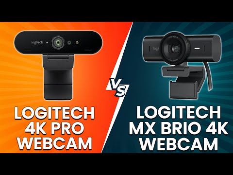 Logitech 4K Pro Webcam vs Logitech MX Brio 4K Webcam - Logitech Webcam Comparison!(Which Is Better?)