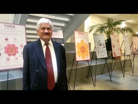 Prof Khan Chicago Hindu exhibition May 2022