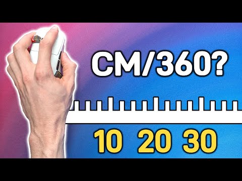 What is cm/360? (mouse sensitivity & aiming)