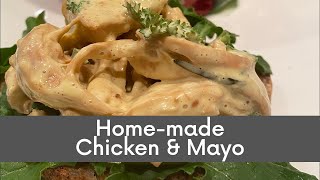 Home-made Chicken & Mayo | #homemadechickenandmayo #perimaskitchen