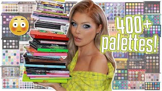 Eyeshadow Palette Collection & Declutter | 400+ PALETTES!