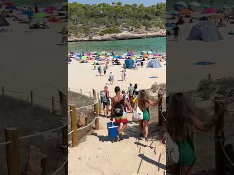 Beach Mallorca, Spain | Cala de S’Amarador August 2023 #travel #spain #beach