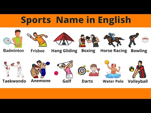 List of Sports and Games Vocabulary in English for Beginner MUST KNOW | Sports List Name