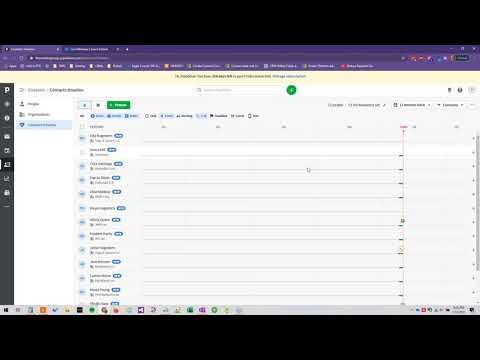 Pipedrive - Contacts Timeline