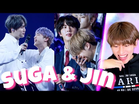 Korean React To JIN and SUGA Cheminstry!!