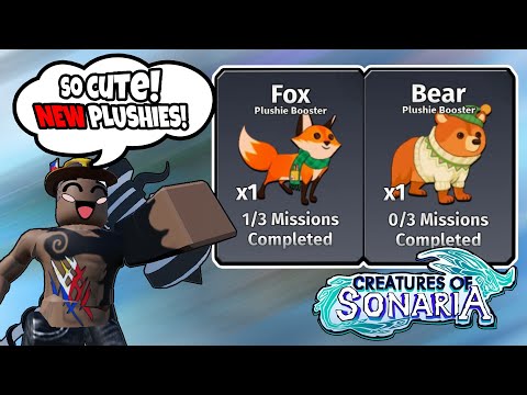 New Plushies Amazon Missions - Creatures Of Sonaria