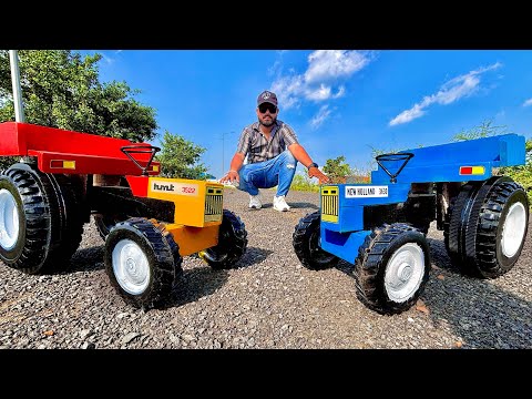 2 Big Tractor Model Unboxing | HMT 3522 & New Holland 3630 | 4WD Farming Die Cast Equipment |