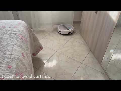 Yeedi Cube Robot Vacuum Cleaner - How it navigates the rooms.