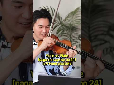 Violin vs Flute #raychen #paganini @RayChenViolinist