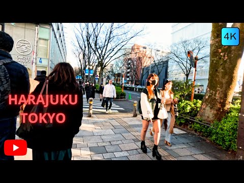 Harajuku Tokyo Day Walk: Filmed in 4K, this walk starts at Harajuku Station