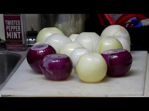 Forcing 14 Onions Into A Quart Jar