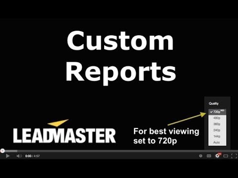 Custom Reports